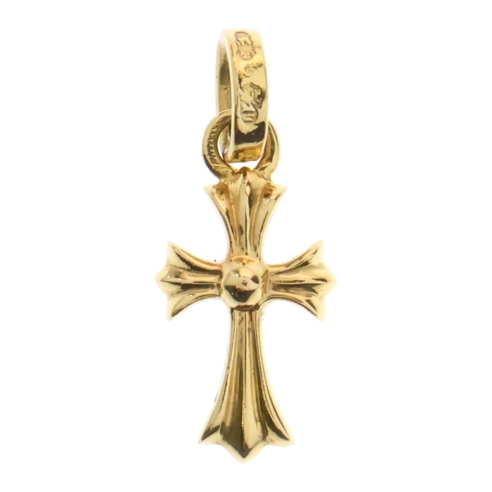 CHROME HEARTS(クロムハーツ) 22K CRS BBYFAT P/DIA ベイビーファットクロス PAVEダイヤ ペンダントトップ ゴールド BCA035