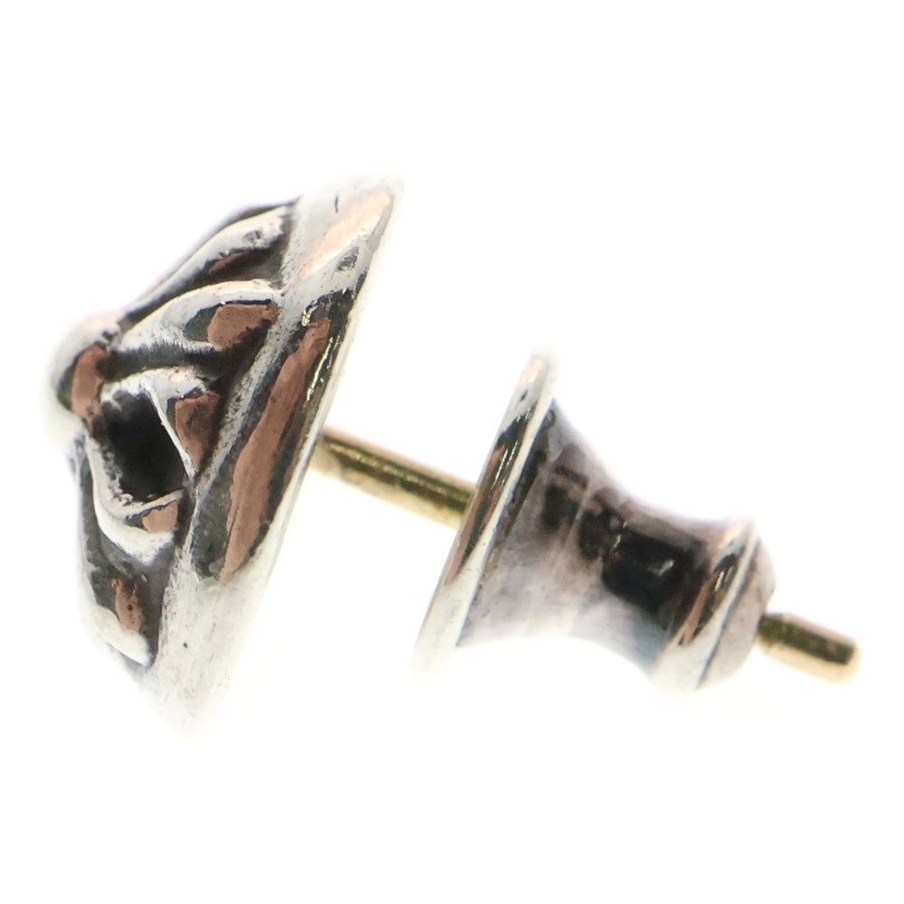 CHROME HEARTS(クロムハーツ) STUD CRSBLL クロスボールスタッドピアス シルバー BCA110