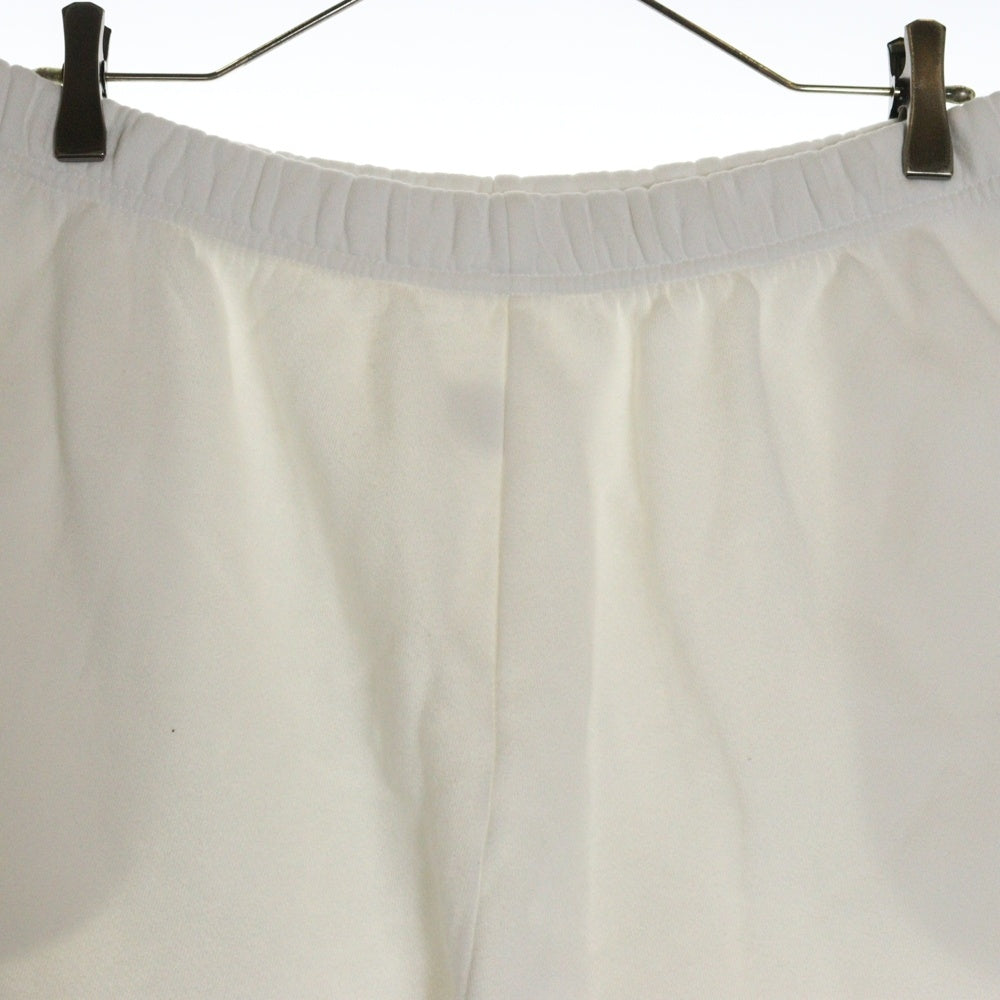 CHROME HEARTS(クロムハーツ) GRP Y NOT Sweat Shorts ワイノットスウェットショートパンツ ハーフパンツ ショーツ レザートリプルクロスパッチ シルバープレート ホワイト