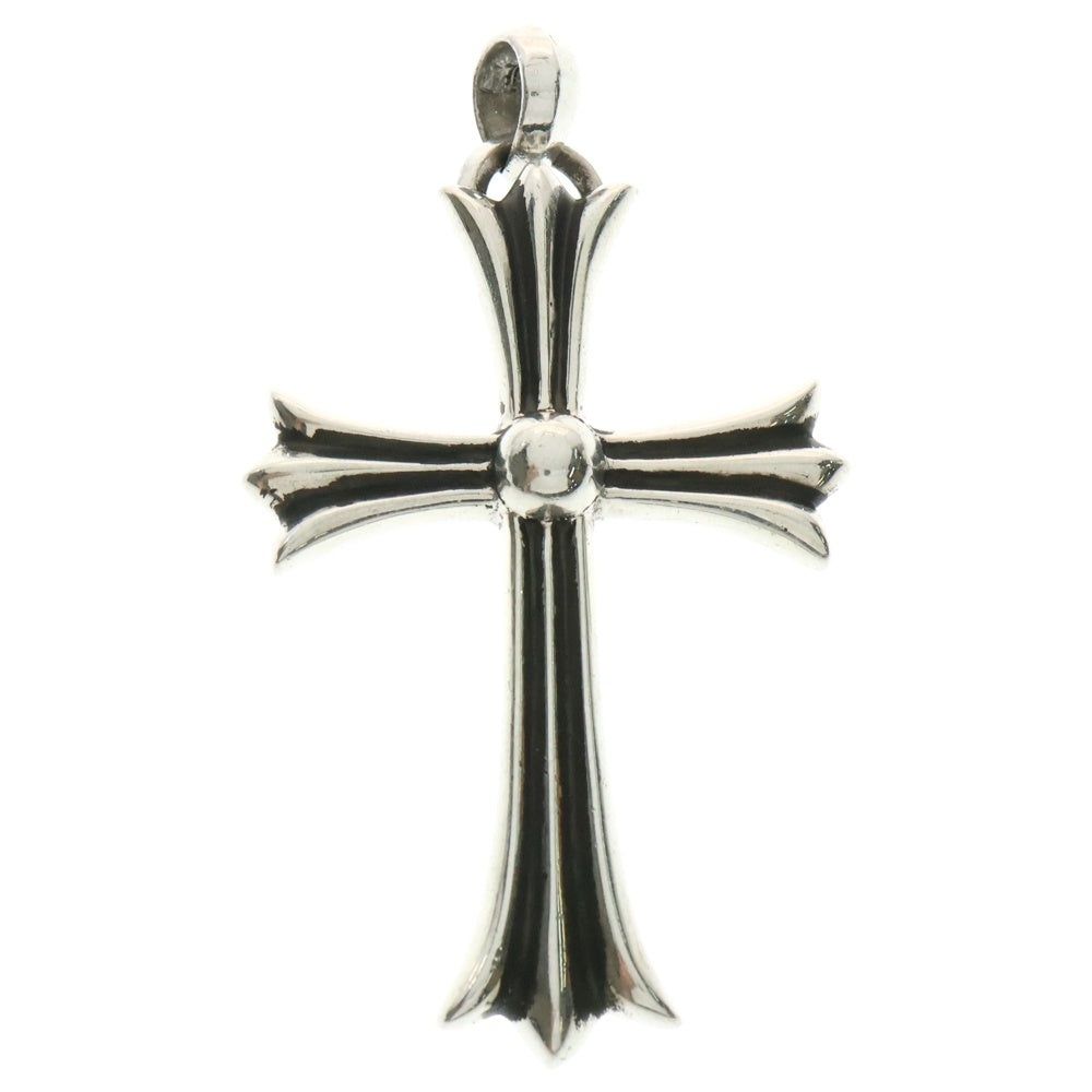 CHROME HEARTS(クロムハーツ) CH CRS LG W BALE ラージCHクロス Wベイル シルバーネックレストップ