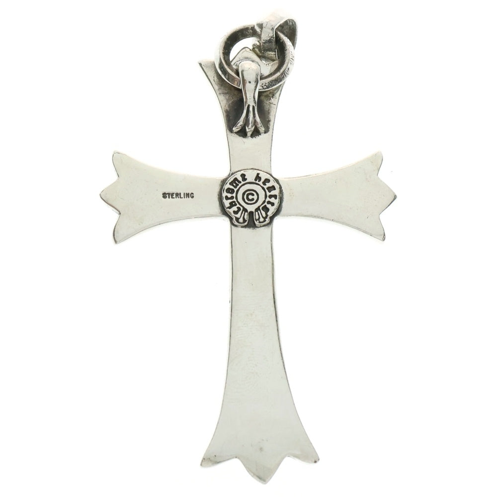 CHROME HEARTS(クロムハーツ) CH CRS LG W BALE ラージCHクロス Wベイル シルバーネックレストップ