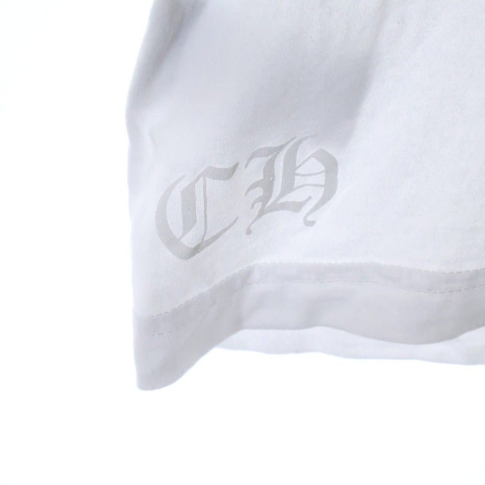CHROME HEARTS(クロムハーツ) Honolulu Back CH Plus Tee ホノルルバックCHプラス半袖Tシャツ ホワイト