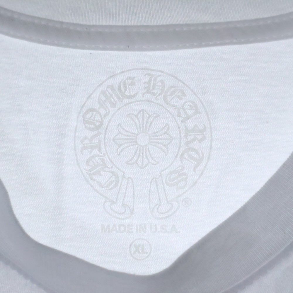 CHROME HEARTS(クロムハーツ) Honolulu Back CH Plus Tee ホノルルバックCHプラス半袖Tシャツ ホワイト