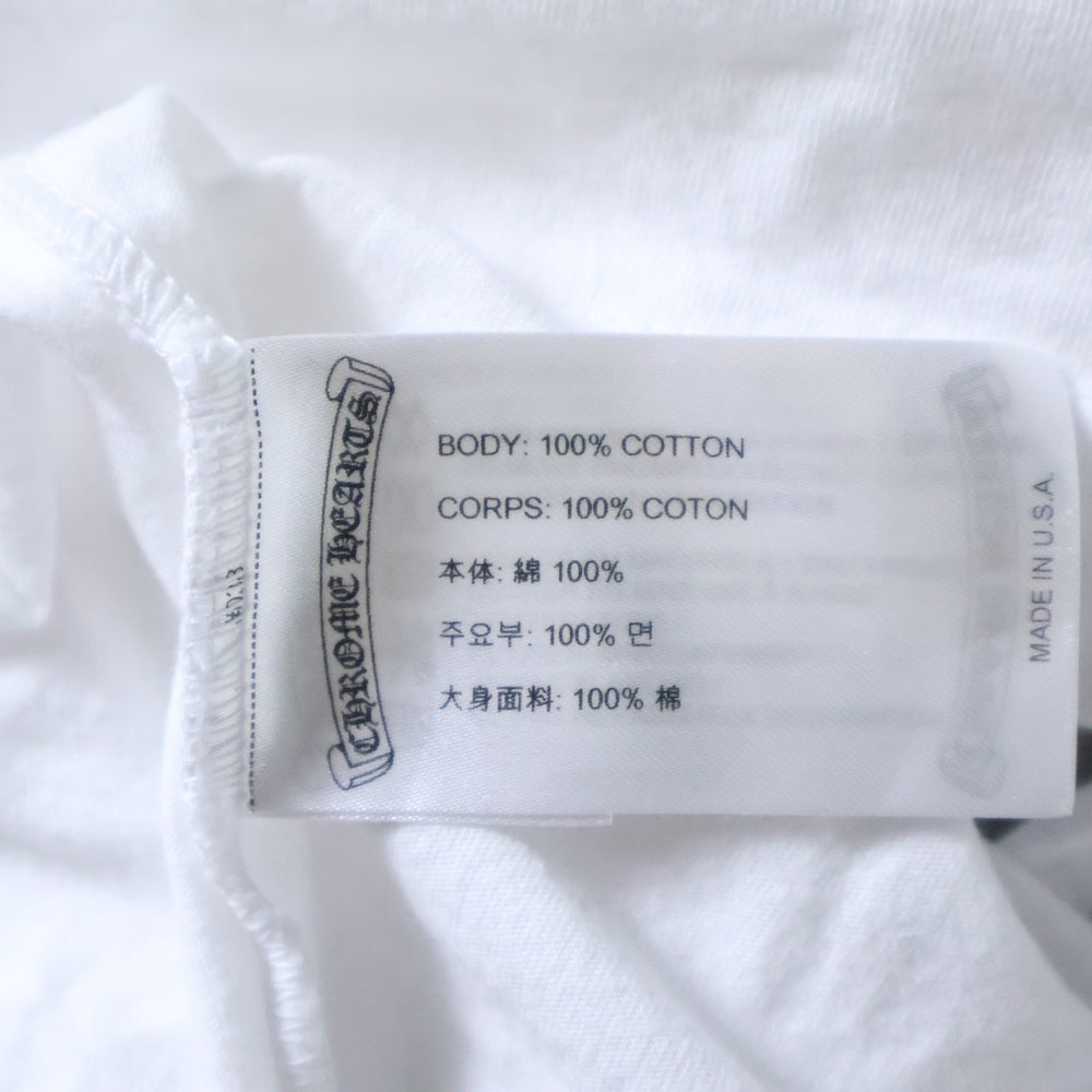 CHROME HEARTS(クロムハーツ) Honolulu Back CH Plus Tee ホノルルバックCHプラス半袖Tシャツ ホワイト