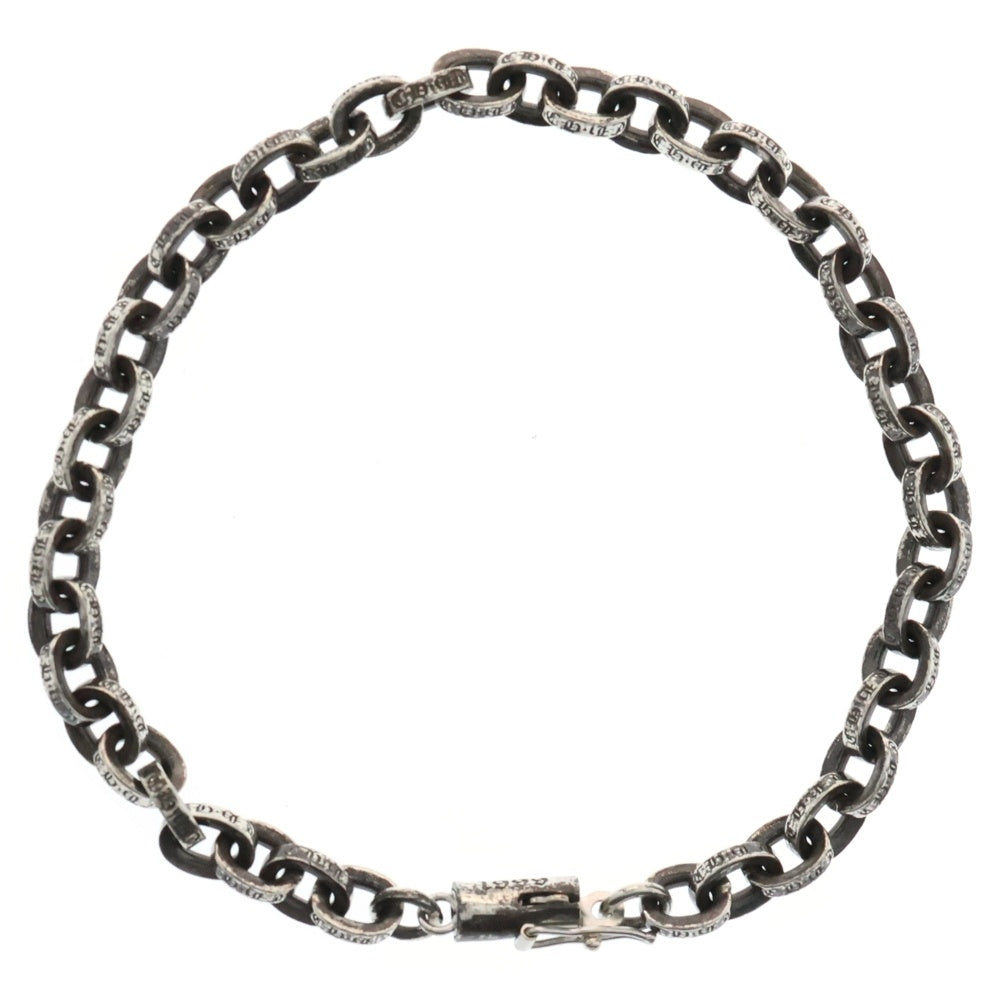 CHROME HEARTS(クロムハーツ) PAPER CHAIN ペーパーチェーン シルバーブレスレット 7inch