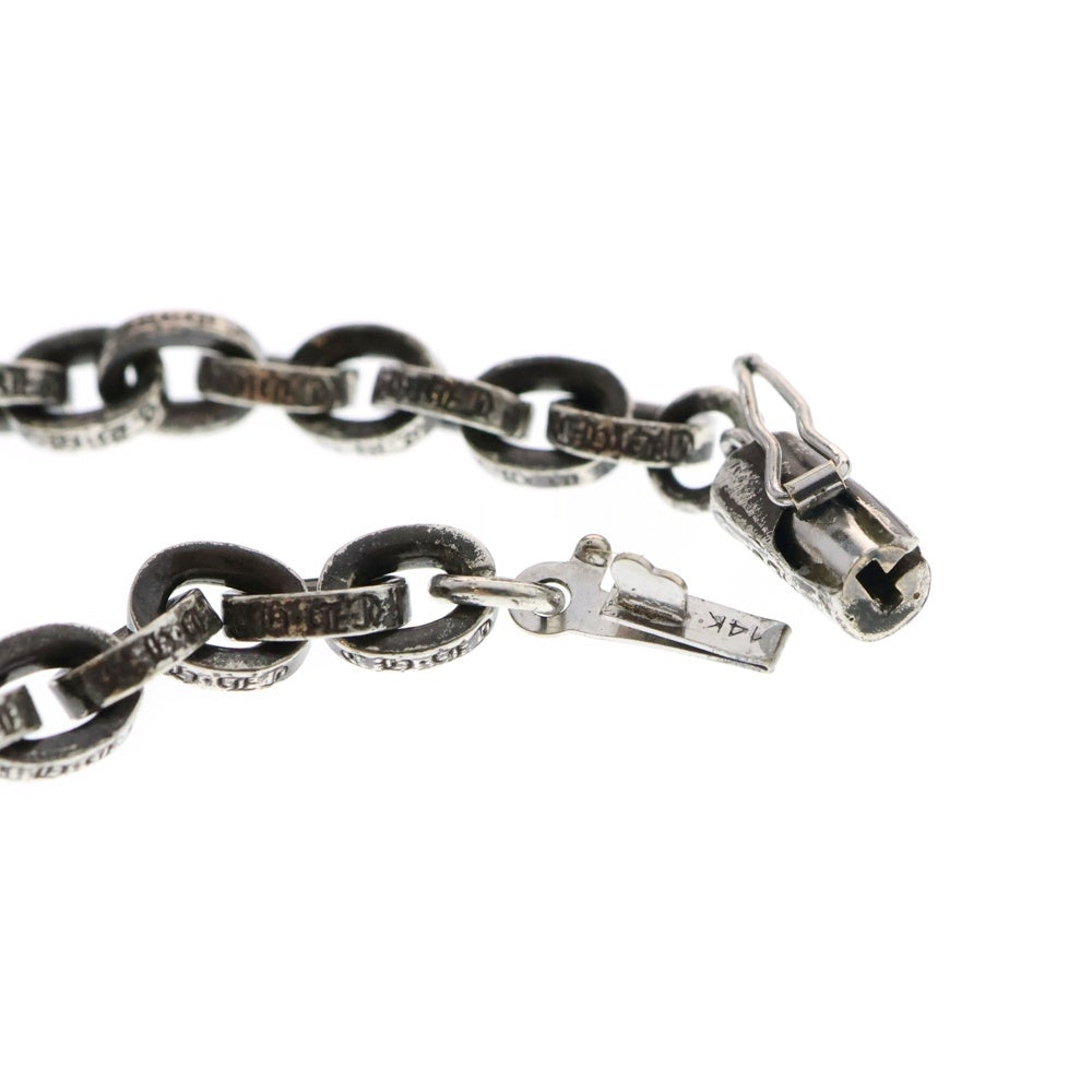 CHROME HEARTS(クロムハーツ) PAPER CHAIN ペーパーチェーン シルバーブレスレット 7inch