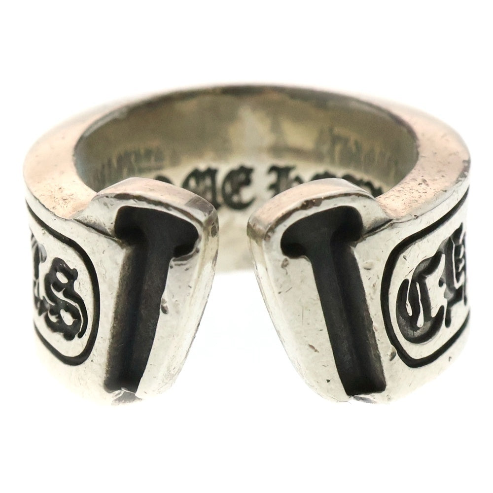 CHROME HEARTS(クロムハーツ) LG SCROLL LABEL ラージスクロールラベル シルバーリング 12.5号