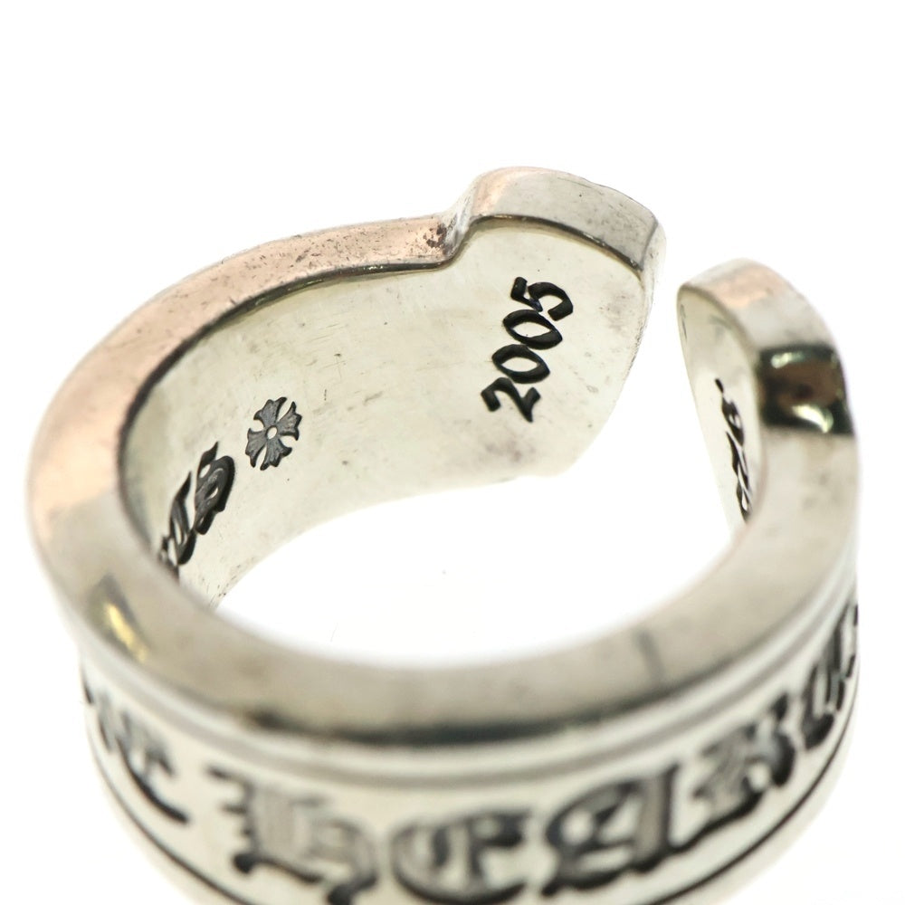 CHROME HEARTS(クロムハーツ) LG SCROLL LABEL ラージスクロールラベル シルバーリング 12.5号