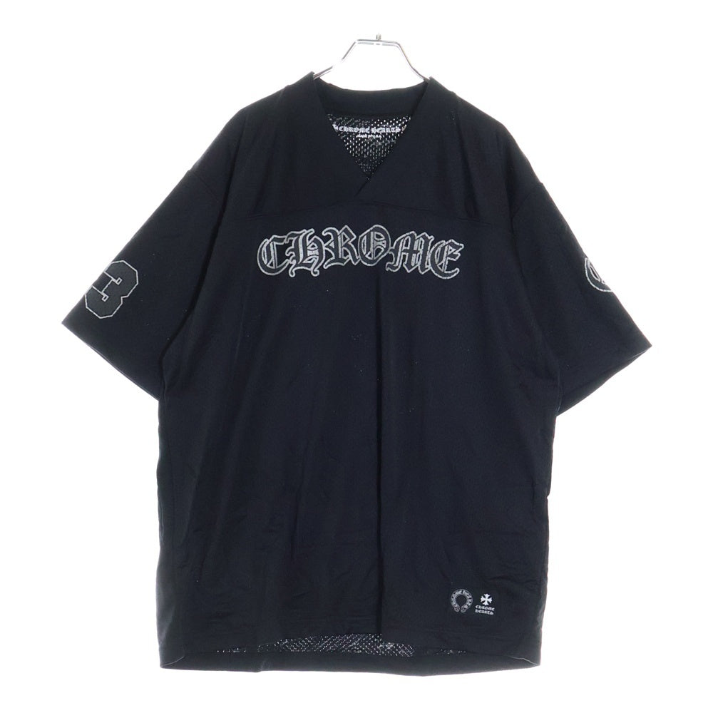 CHROME HEARTS(クロムハーツ) MESH WARM UP JERSEY TEE CHプリントメッシュTシャツ ブラック