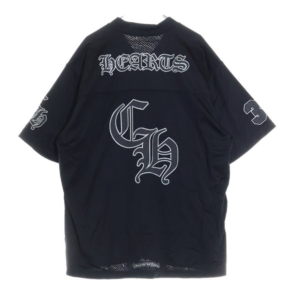 CHROME HEARTS(クロムハーツ) MESH WARM UP JERSEY TEE CHプリントメッシュTシャツ ブラック