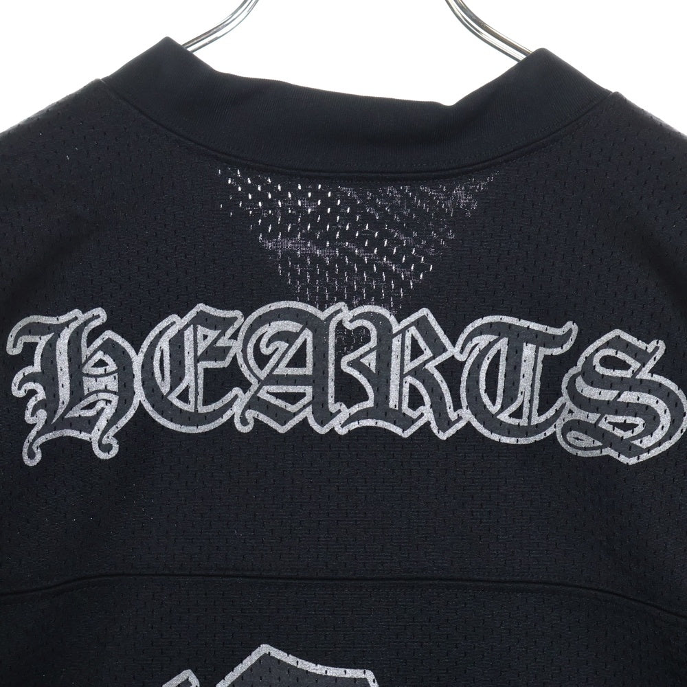 CHROME HEARTS(クロムハーツ) MESH WARM UP JERSEY TEE CHプリントメッシュTシャツ ブラック