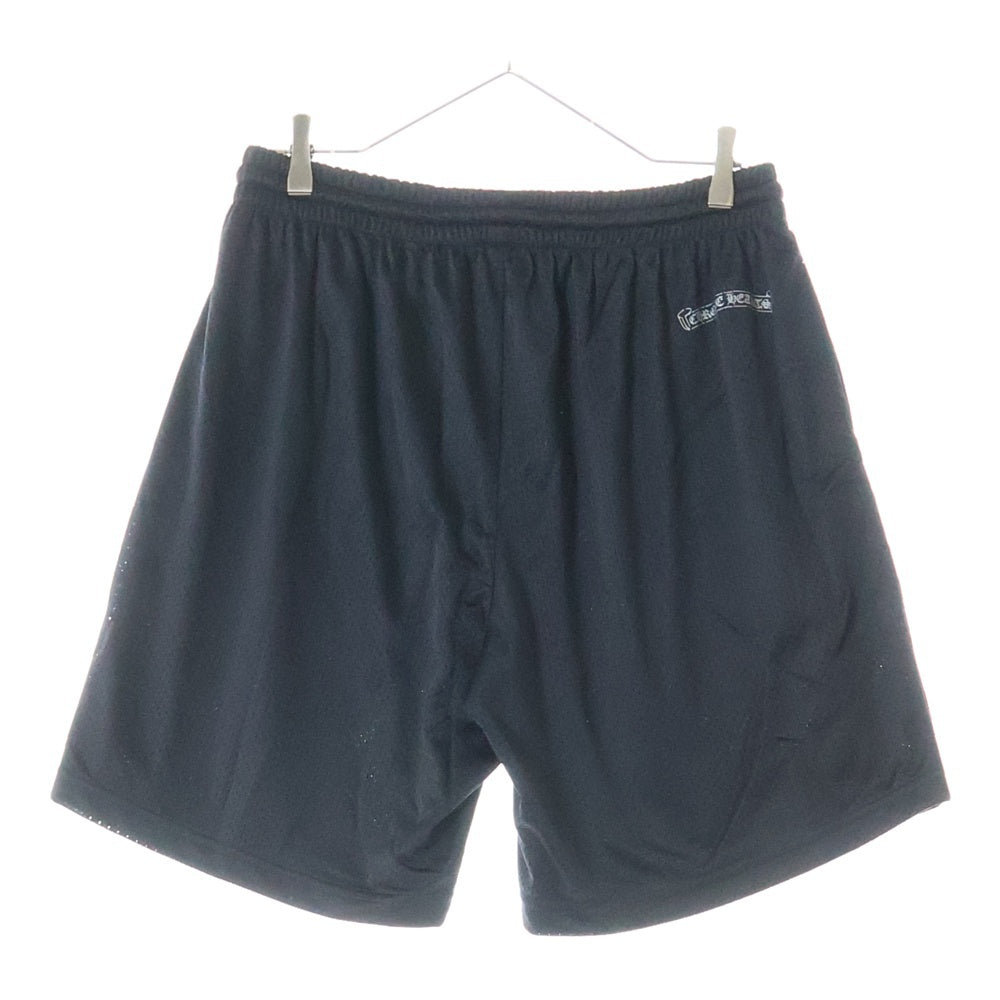 CHROME HEARTS(クロムハーツ) MESH WARM UP JERSEY CHプリントメッシュハーフパンツ ブラック