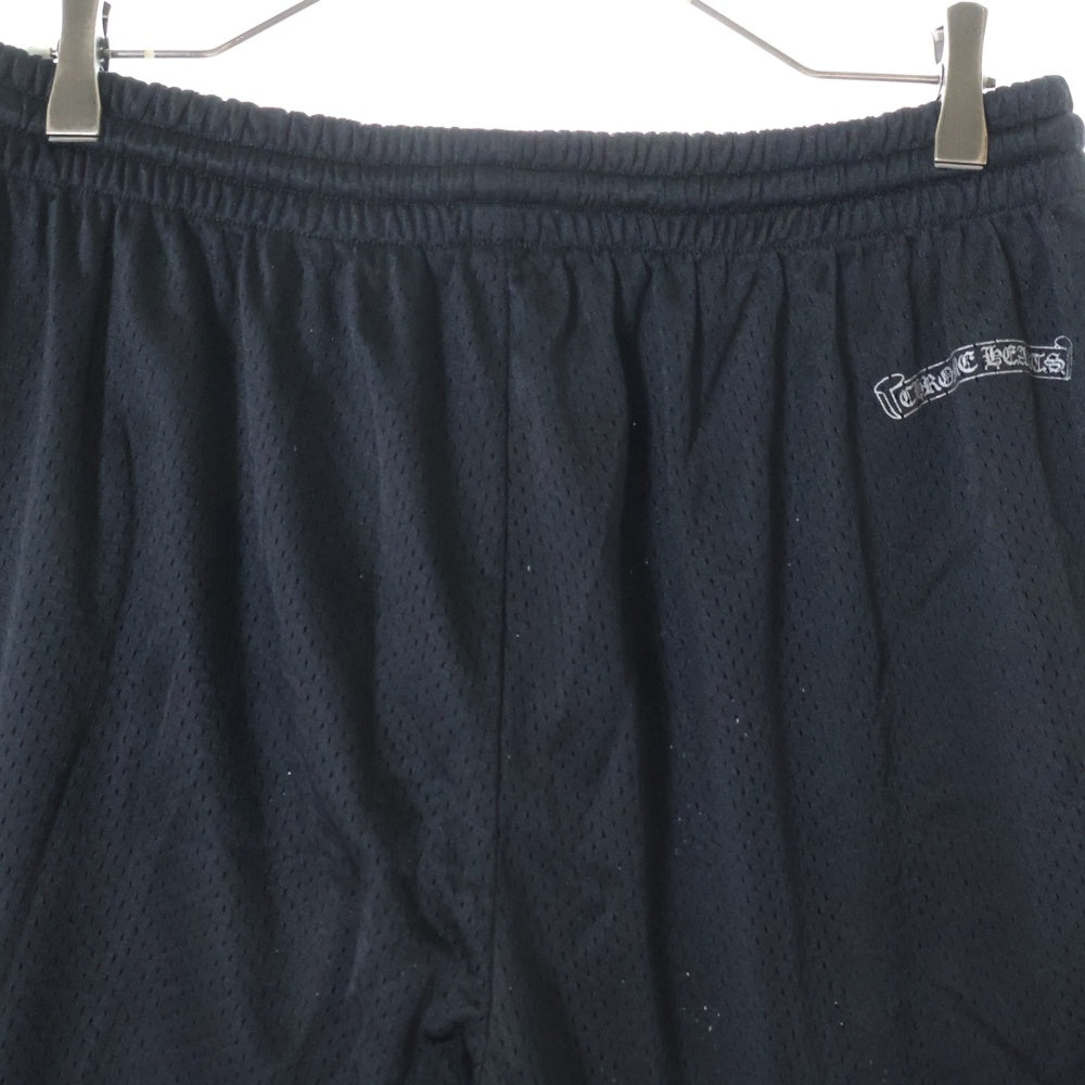 CHROME HEARTS(クロムハーツ) MESH WARM UP JERSEY CHプリントメッシュハーフパンツ ブラック