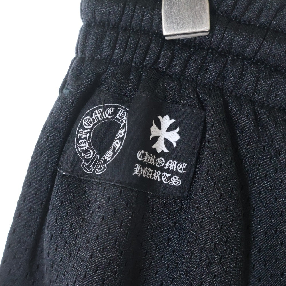 CHROME HEARTS(クロムハーツ) MESH WARM UP JERSEY CHプリントメッシュハーフパンツ ブラック
