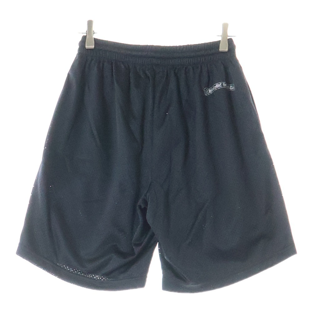 CHROME HEARTS(クロムハーツ) MESH WARM UP JERSEY CHプリントメッシュハーフパンツ ブラック