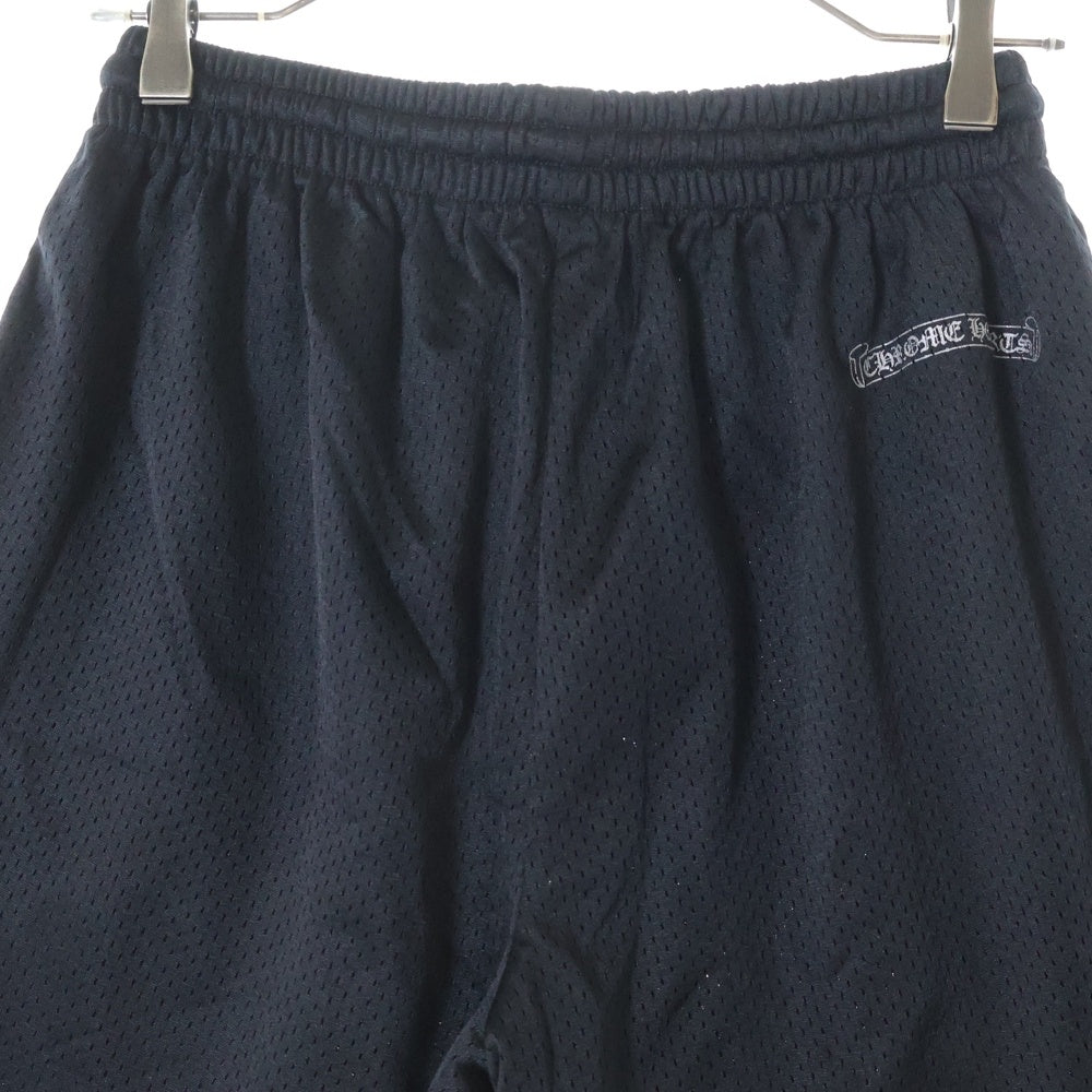 CHROME HEARTS(クロムハーツ) MESH WARM UP JERSEY CHプリントメッシュハーフパンツ ブラック