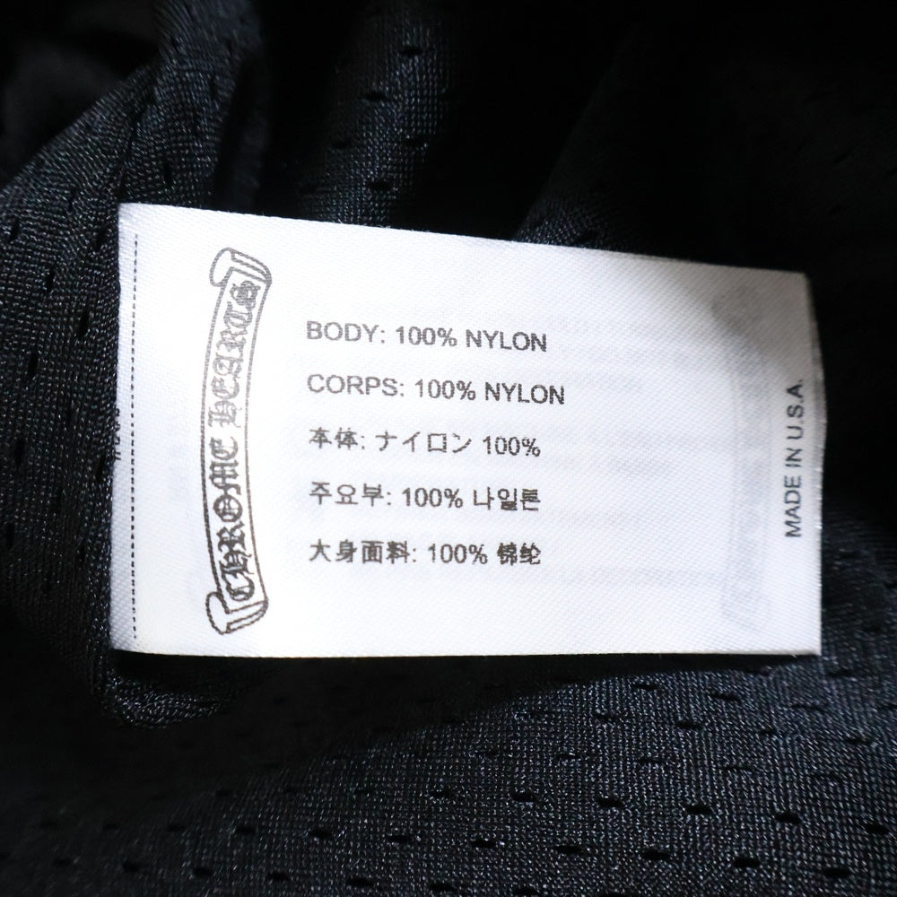 CHROME HEARTS(クロムハーツ) MESH WARM UP JERSEY CHプリントメッシュハーフパンツ ブラック