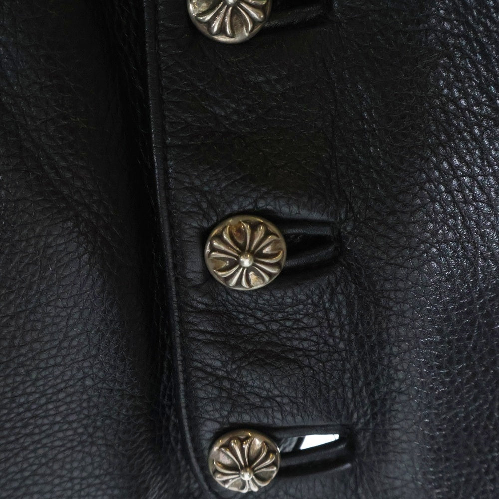 CHROME HEARTS(クロムハーツ) 5BTN VEST 5ボタンレザーベスト