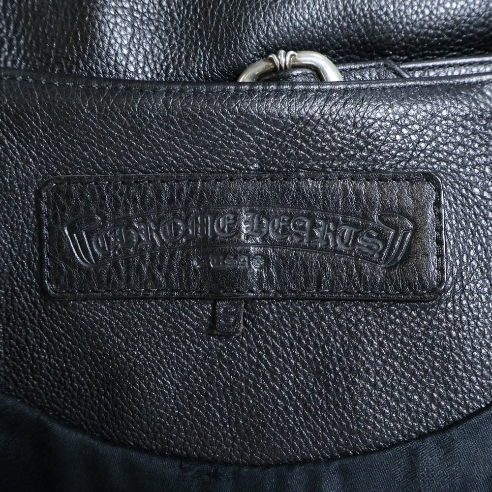 CHROME HEARTS(クロムハーツ) 5BTN VEST 5ボタンレザーベスト