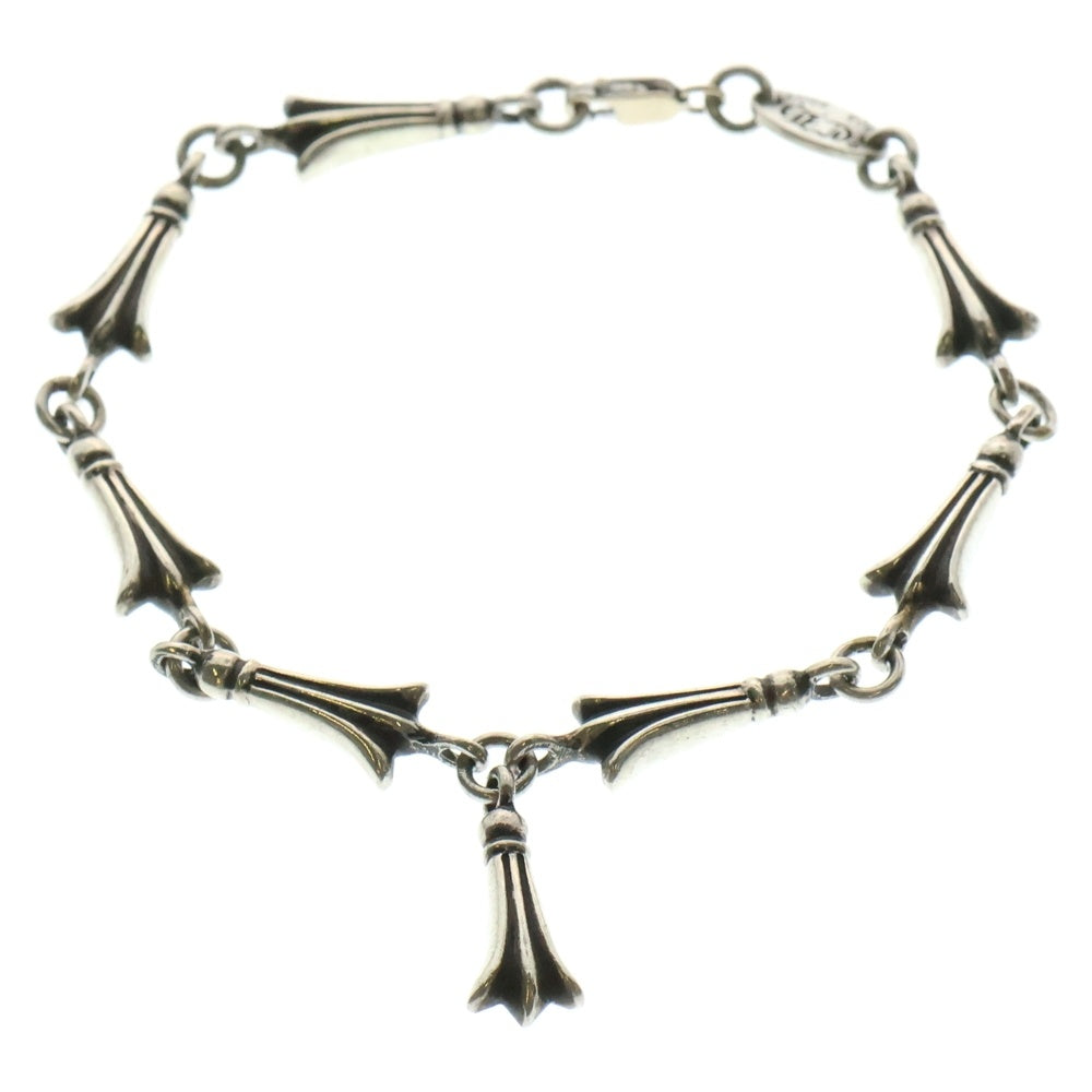 CHROME HEARTS(クロムハーツ) MINI CRSSTL LNK ミニクロステイル リンク ブレスレット シルバー