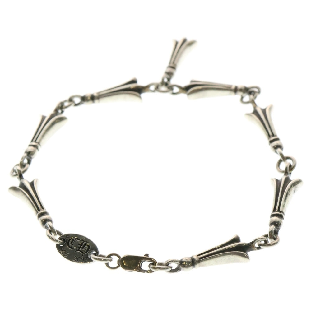 CHROME HEARTS(クロムハーツ) MINI CRSSTL LNK ミニクロステイル リンク ブレスレット シルバー