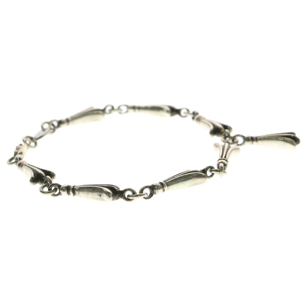 CHROME HEARTS(クロムハーツ) MINI CRSSTL LNK ミニクロステイル リンク ブレスレット シルバー