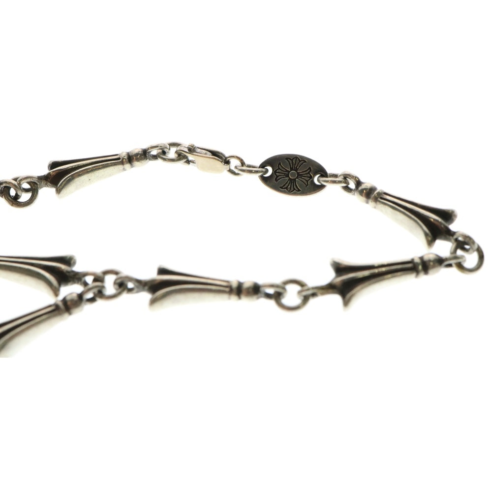 CHROME HEARTS(クロムハーツ) MINI CRSSTL LNK ミニクロステイル リンク ブレスレット シルバー
