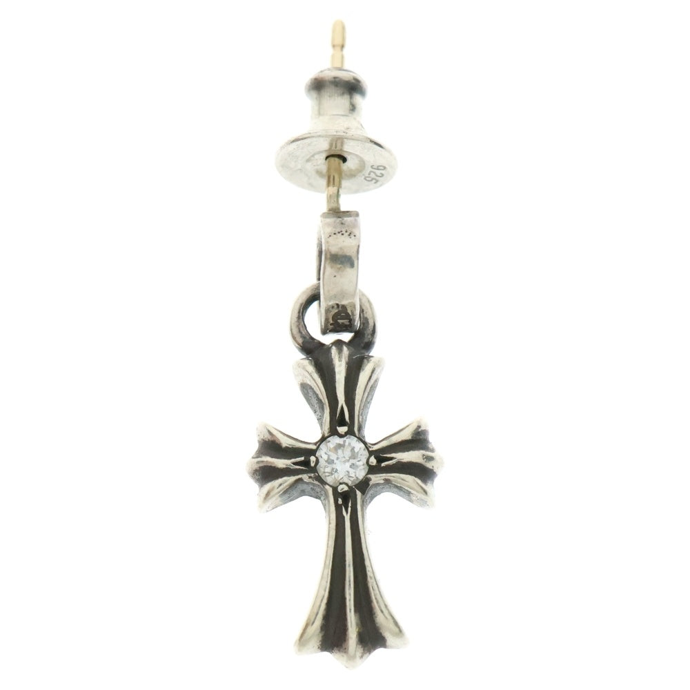 CHROME HEARTS(クロムハーツ) BBY F PPRCHN 1 DIA/ベイビーファットドロップ 1 ダイヤ ピアス シルバー