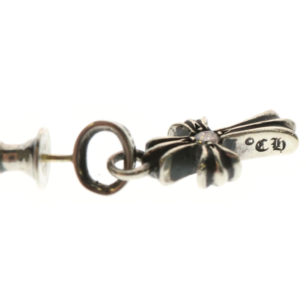 CHROME HEARTS(クロムハーツ) BBY F PPRCHN 1 DIA/ベイビーファットドロップ 1 ダイヤ ピアス シルバー