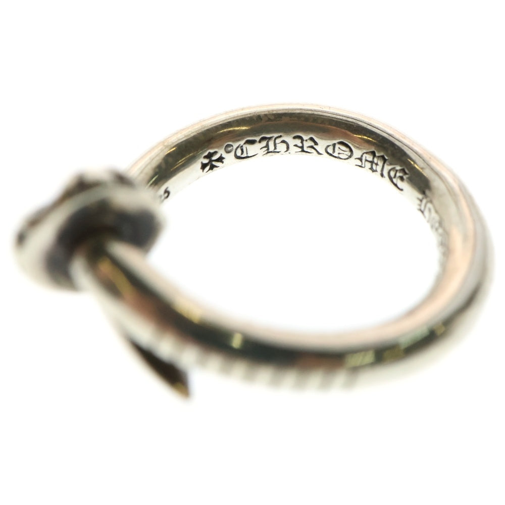 CHROME HEARTS(クロムハーツ) NAIL CRSBALL ネイルクロスボール シルバーリング 9.5号