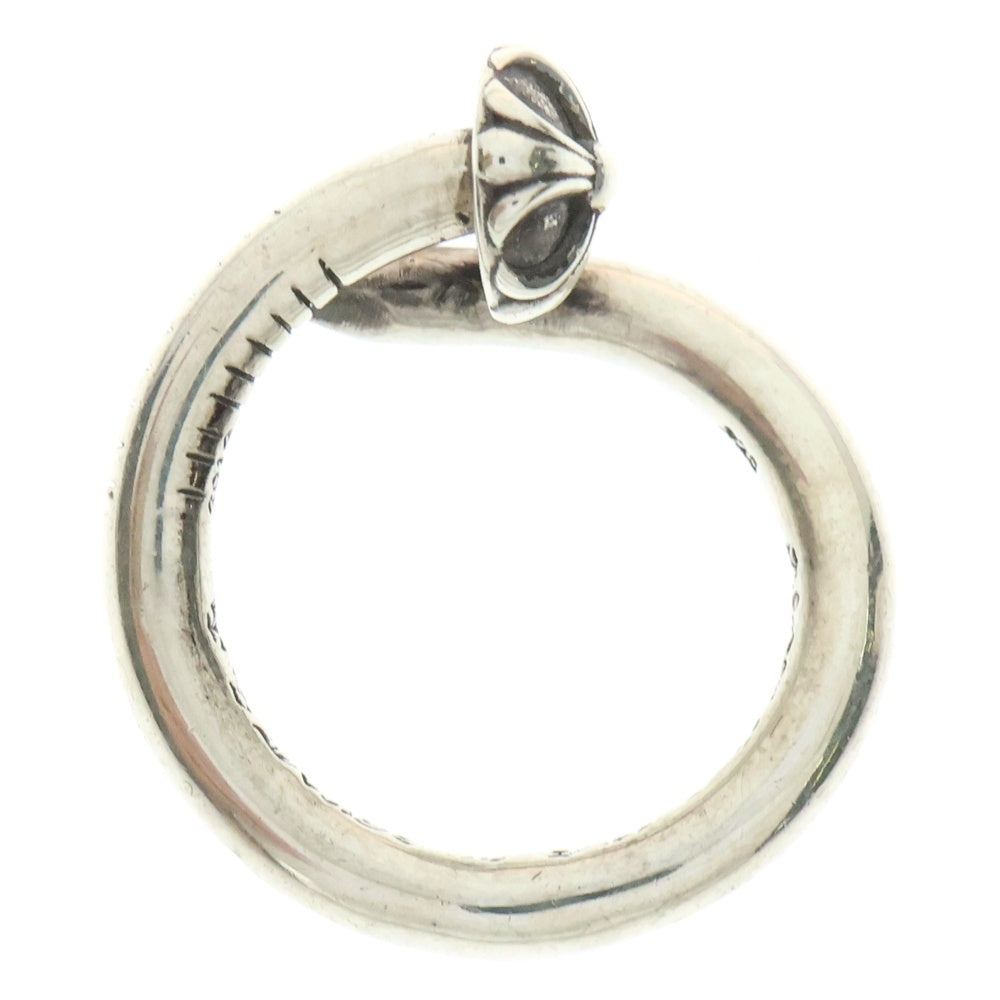 CHROME HEARTS(クロムハーツ) NAIL CRSBALL ネイルクロスボール シルバーリング 9.5号