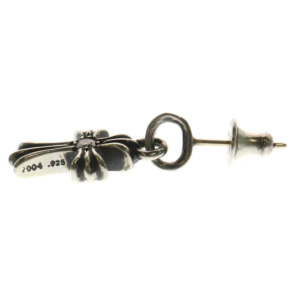 CHROME HEARTS(クロムハーツ) BBY F PPRCHN 1 DIA/ベイビーファットドロップ 1 ダイヤ ピアス シルバー