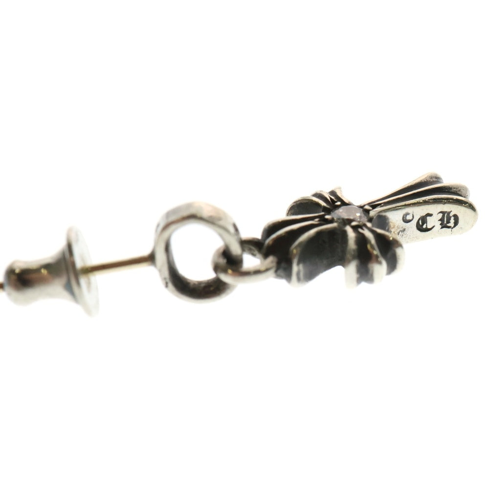 CHROME HEARTS(クロムハーツ) BBY F PPRCHN 1 DIA/ベイビーファットドロップ 1 ダイヤ ピアス シルバー