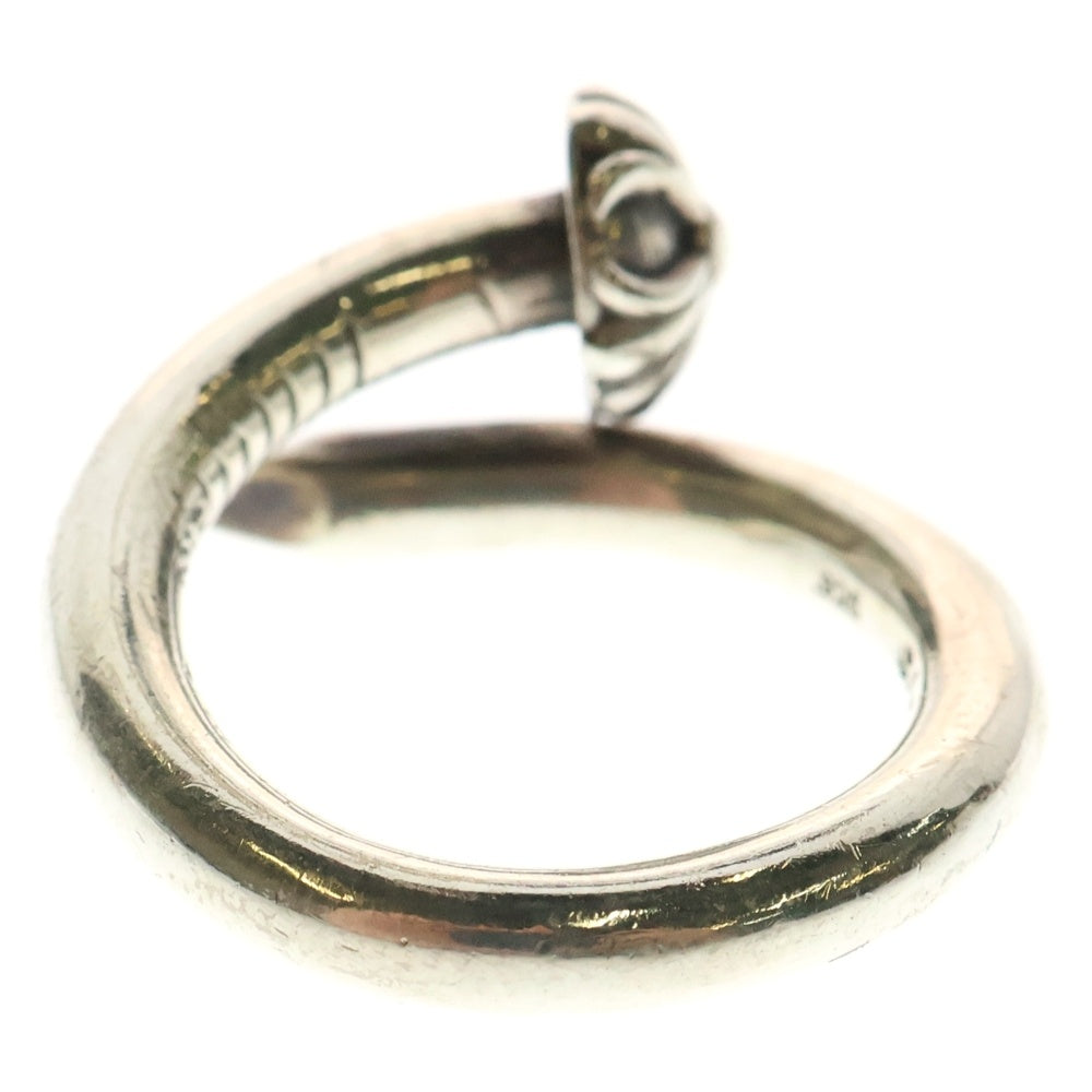 CHROME HEARTS(クロムハーツ) NAIL CRSBALL ネイルクロスボール シルバーリング 11号