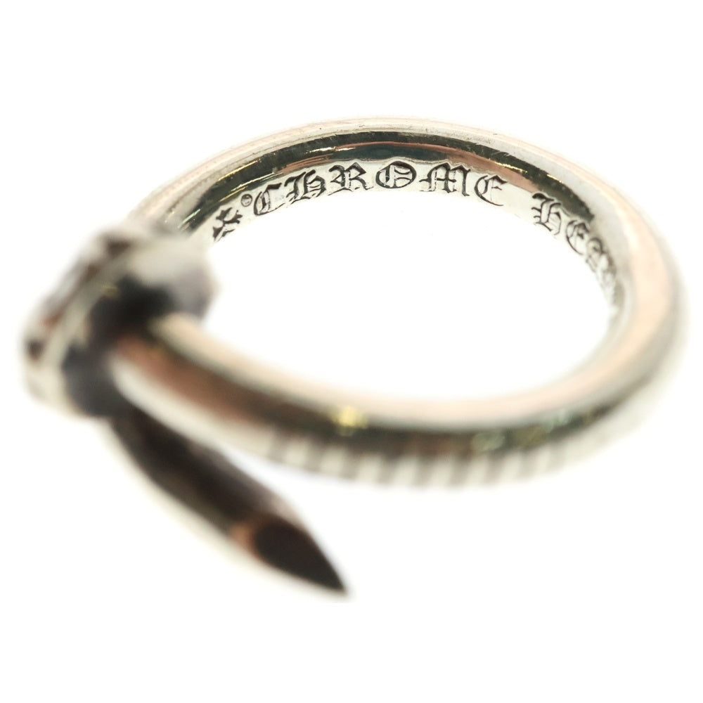 CHROME HEARTS(クロムハーツ) NAIL CRSBALL ネイルクロスボール シルバーリング 11号