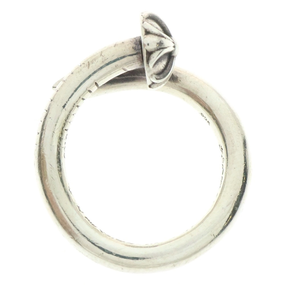 CHROME HEARTS(クロムハーツ) NAIL CRSBALL ネイルクロスボール シルバーリング 11号