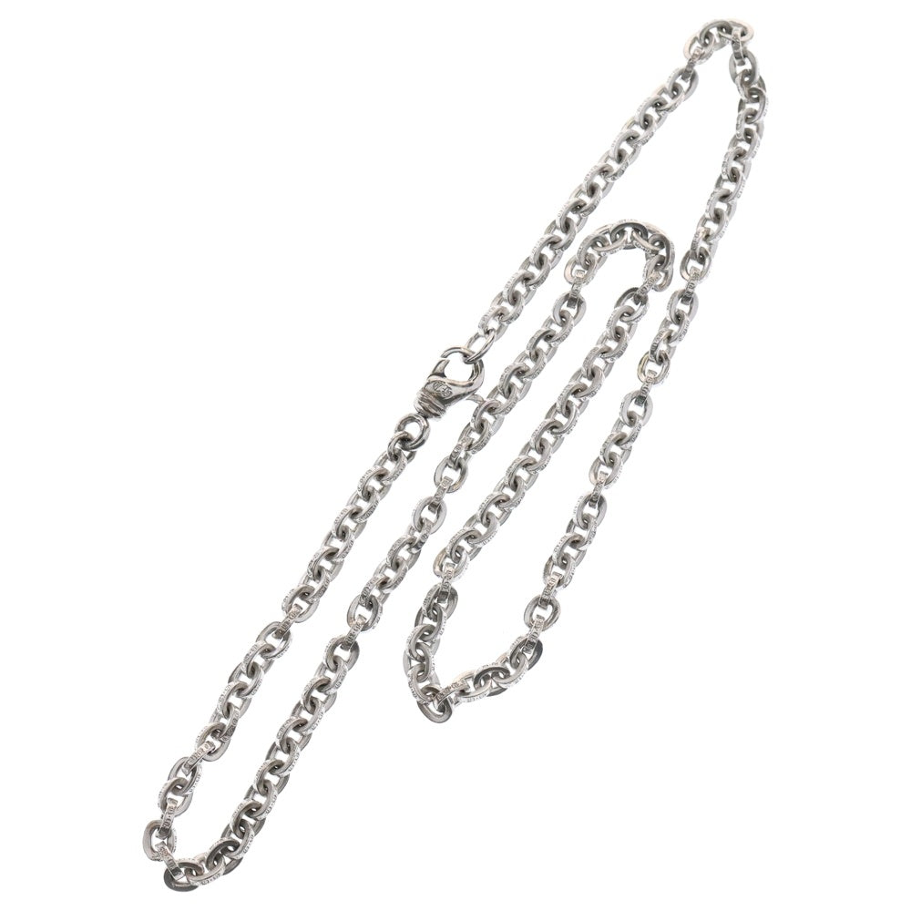 CHROME HEARTS(クロムハーツ) 18K PAPER CHAIN ペーパーチェーン ホワイトゴールドネックレス