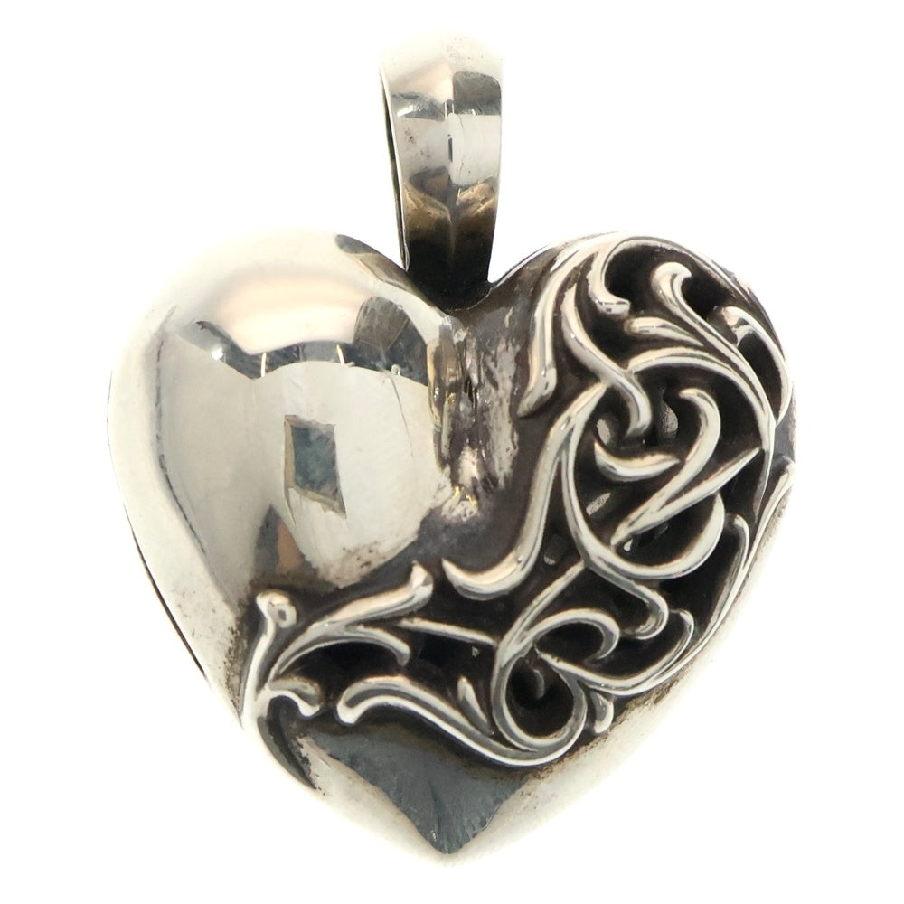 CHROME HEARTS(クロムハーツ) HEART LOCKET ハートロケット シルバーネックレストップ