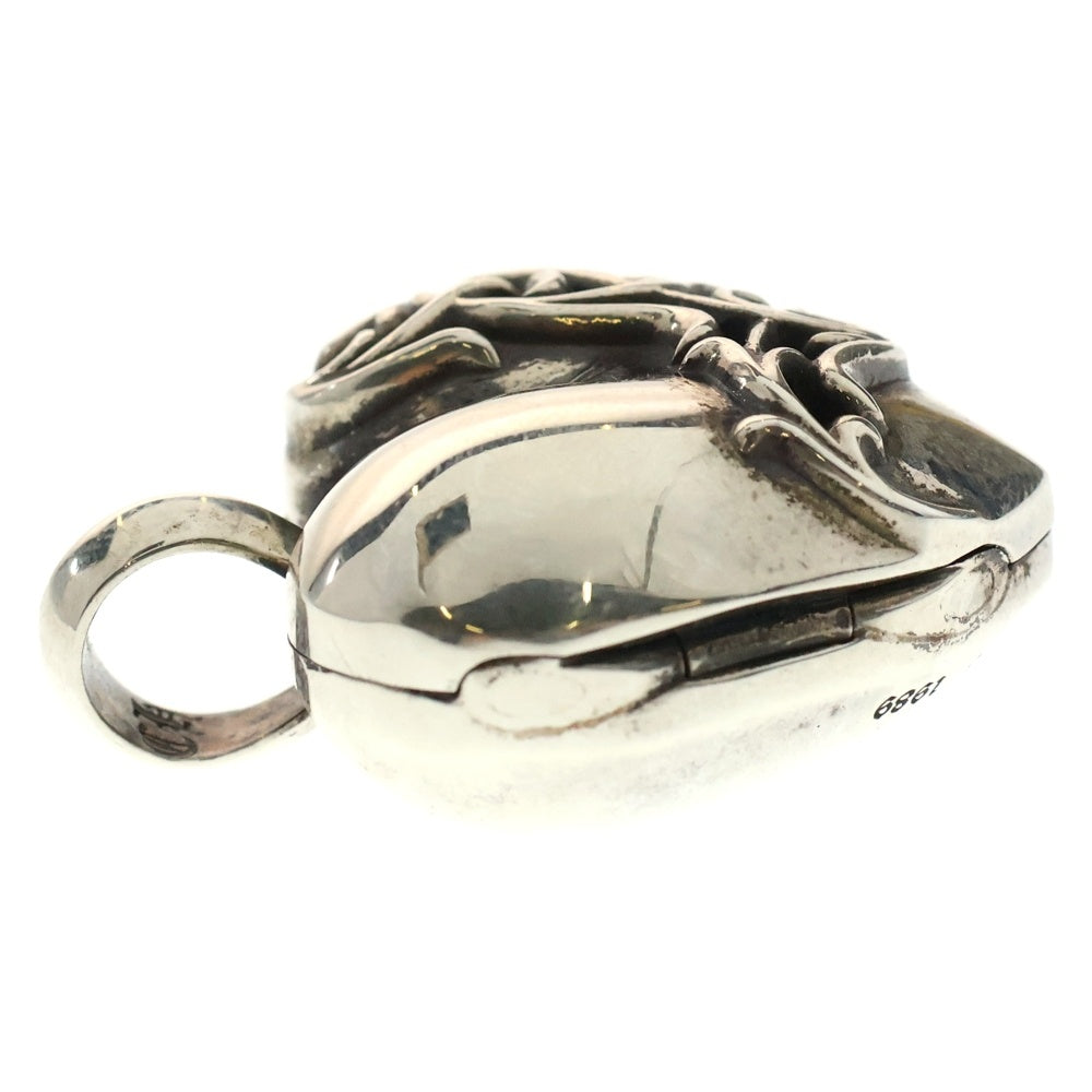 CHROME HEARTS(クロムハーツ) HEART LOCKET ハートロケット シルバーネックレストップ