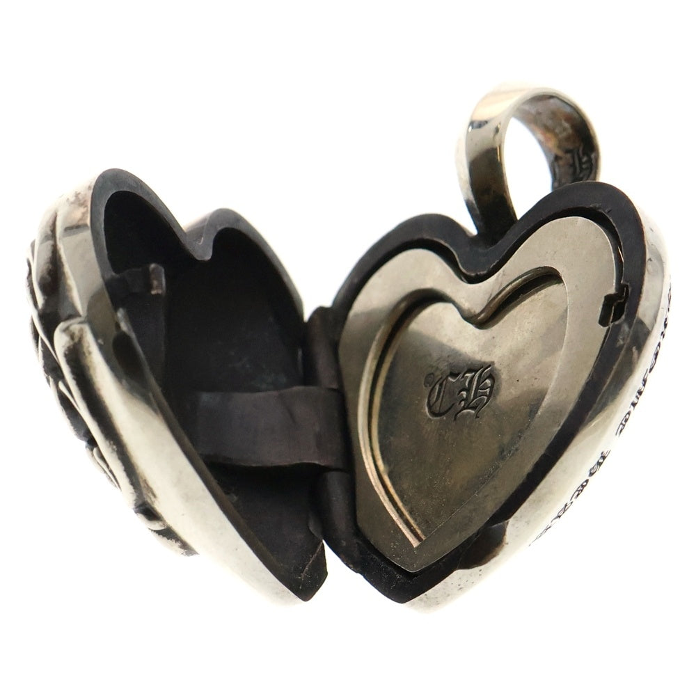 CHROME HEARTS(クロムハーツ) HEART LOCKET ハートロケット シルバーネックレストップ