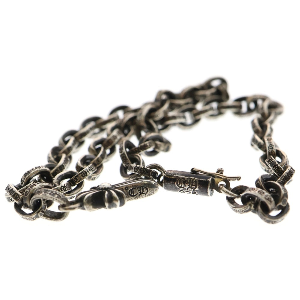 CHROME HEARTS(クロムハーツ) PAPER CHAIN BBY ANKLET ペーパー チェーン ベイビーファットクロス アンクレット シルバー