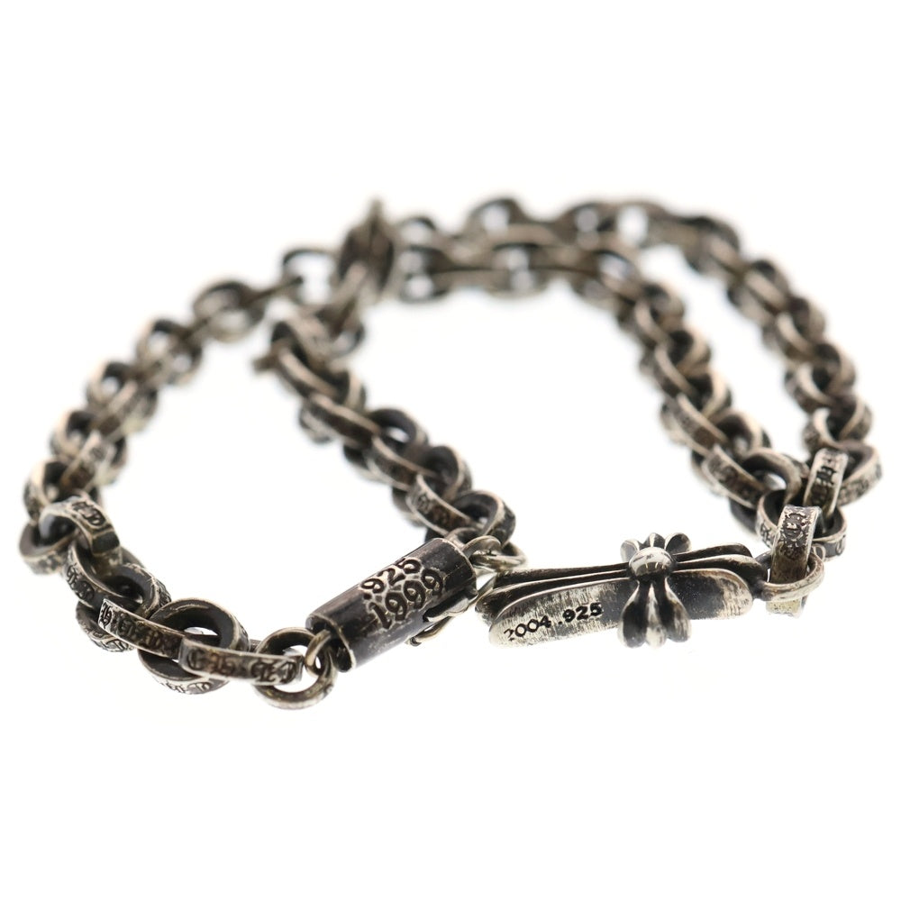 CHROME HEARTS(クロムハーツ) PAPER CHAIN BBY ANKLET ペーパー チェーン ベイビーファットクロス アンクレット シルバー