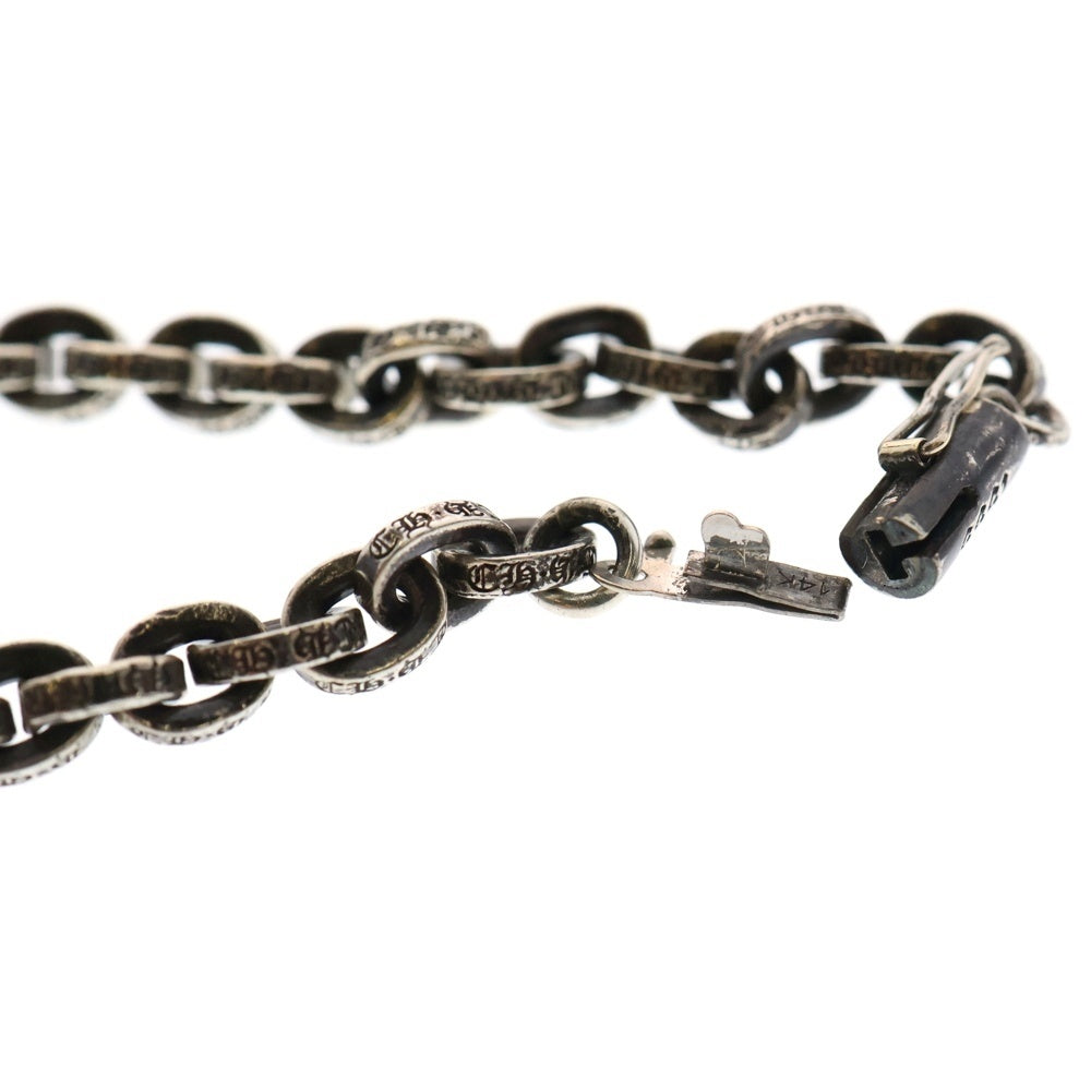 CHROME HEARTS(クロムハーツ) PAPER CHAIN BBY ANKLET ペーパー チェーン ベイビーファットクロス アンクレット シルバー