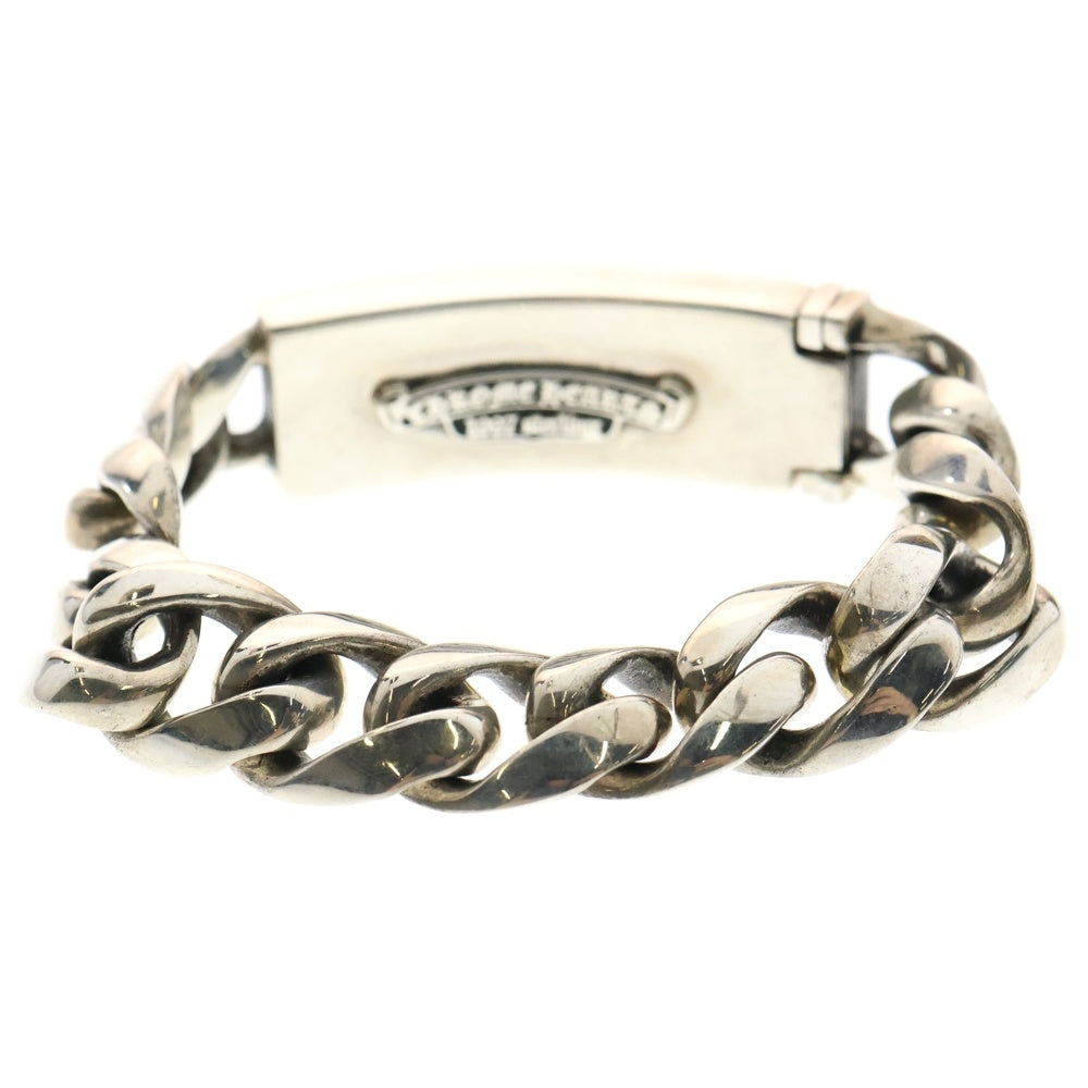 CHROME HEARTS(クロムハーツ) ID FLORAL CRS フローラルクロスIDクラシック シルバーブレスレット 11LINK