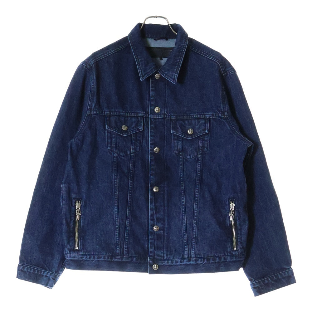 CHROME HEARTS(クロムハーツ) MOTORBREATH クロスボールボタンデニムジャケット インディゴ