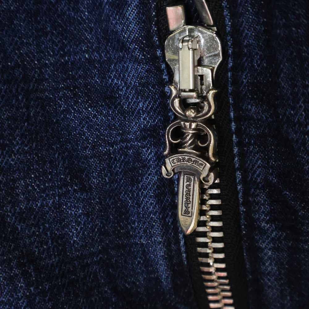 CHROME HEARTS(クロムハーツ) MOTORBREATH クロスボールボタンデニムジャケット インディゴ