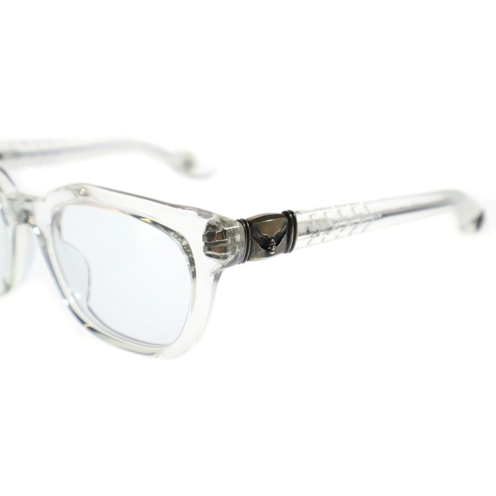 CHROME HEARTS(クロムハーツ) FOTI WELL HELL YEAH フォティ スカル サングラス 眼鏡 クリア