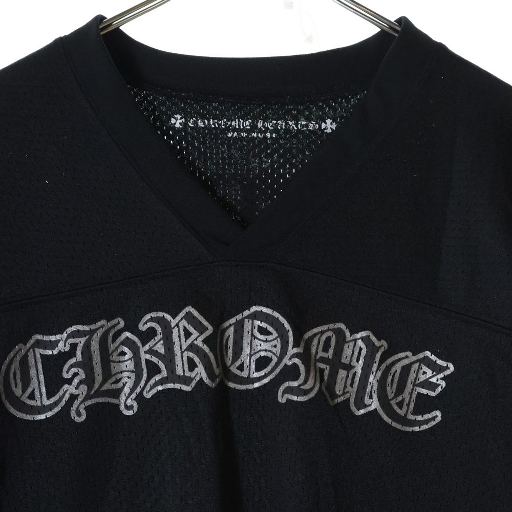 CHROME HEARTS(クロムハーツ) MESH WARM UP JERSEY TEE CHプリントメッシュTシャツ ブラック