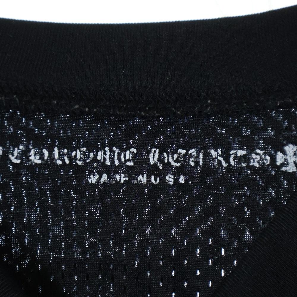 CHROME HEARTS(クロムハーツ) MESH WARM UP JERSEY TEE CHプリントメッシュTシャツ ブラック