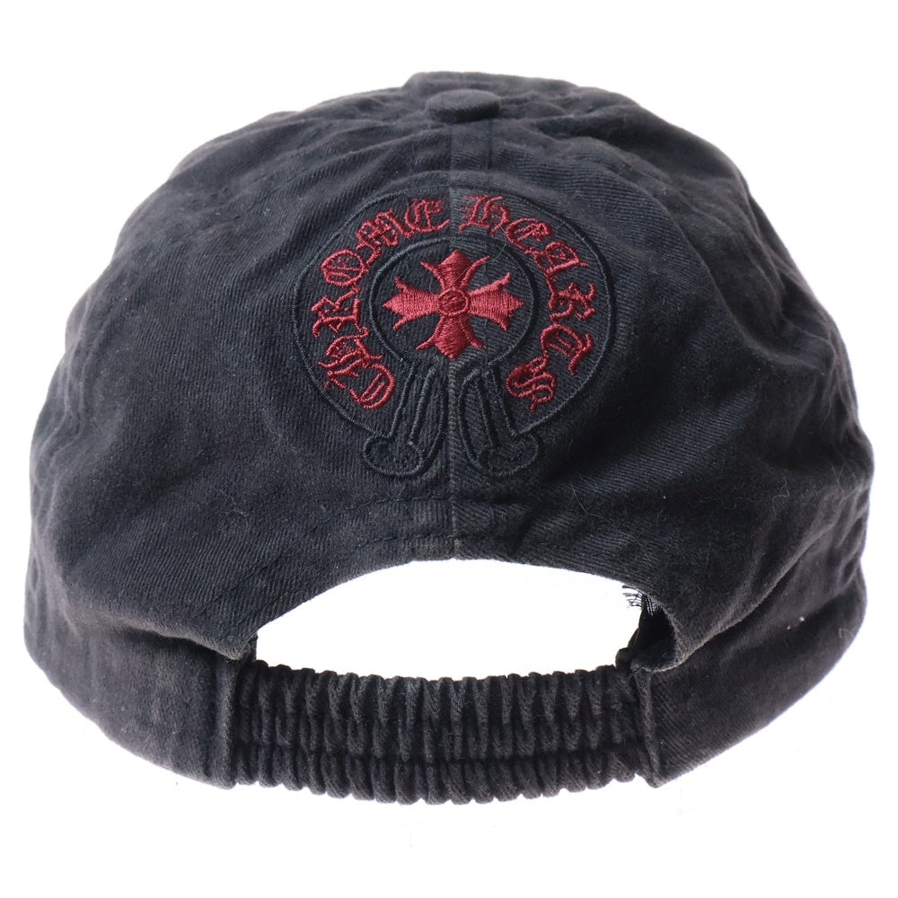 CHROME HEARTS(クロムハーツ) CHクロス刺繍 オールド キャップ ブラック
